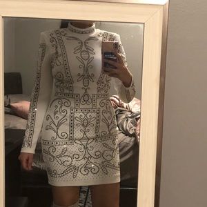 Bebe embellished dress